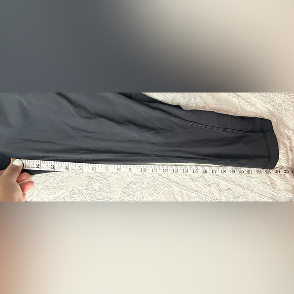 Lululemon Legging Womens Black Braid  Lasercut Athletic High Rise - Picture 6 of 9